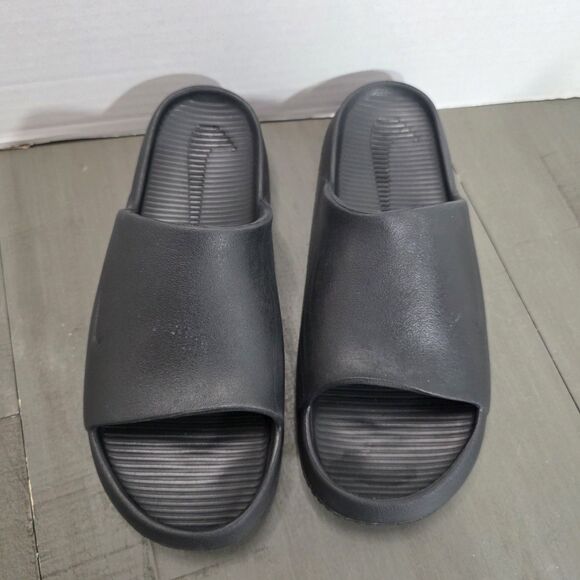 Nike Calm Slides Comfort Sandals Black Men’s 8/Women’s 9 Medium main image 6